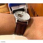 Classic Brown Leather Watch Strap 22mm - Image 4