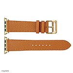 Apple Watch Band 41mm/40mm/38mm Premium Epsom Calf Leather in Yellow - Image 6