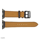 Apple Watch Band 41mm 40mm 38mm Premium Epsom Calf Leather Midnight Green - Image 5