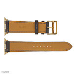 Apple Watch Band 41mm 40mm 38mm Premium Epsom Calf Leather Midnight Green - Image 7
