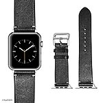 Apple Watch Band 41mm 40mm 38mm Black Vintage Leather - Image 3