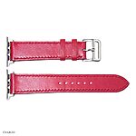 Apple Watch Band 41mm/40mm/38mm Red Leather Classic Style