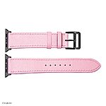 Apple Watch Band 41mm 40mm 38mm - Classic Pink Leather - Image 4