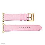 Apple Watch Band 41mm 40mm 38mm - Classic Pink Leather - Image 5