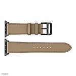 Apple Watch Band 41mm 40mm 38mm Nude Leather Classic Style - Image 4