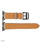 Apple Watch Band 41mm 40mm 38mm Nude Leather Classic Style - Image 5