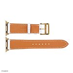 Apple Watch 41mm/40mm/38mm White Leather Classic Band - Image 6