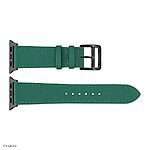 Apple Watch Strap 41mm 40mm 38mm Classic Green Leather - Image 4