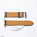 Apple Watch Band 49mm 45mm 44mm Premium Black Epsom Leather - Image 3