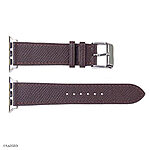 Apple Watch Band 49mm 45mm 44mm, Premium EPSOM Calf Leather in Brown