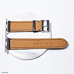 Apple Watch Band 49mm 45mm 44mm - Classic Black Leather - Image 3