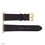 Apple Watch Band 49mm 45mm 44mm - Classic Black Leather - Image 5