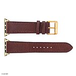 Apple Watch Leather Band 49mm 45mm 44mm in Brown Classic Style - Image 5