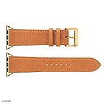 Apple Watch Band 49mm/45mm/44mm - Classic Yellow Cow Leather - Image 4