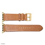 Apple Watch Strap 49mm/45mm/44mm – Vintage Yellow Cow Leather - Image 5