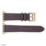 Apple Watch Strap 41mm 40mm 38mm Premium Epsom Calfskin Brown - Image 6