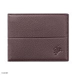 Men's ONELINE Cowhide Leather Wallet – Soft, Brown, Large Size