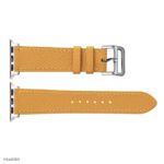 Apple Watch Band 41mm 40mm 38mm Premium Epsom Calf Leather Yellow