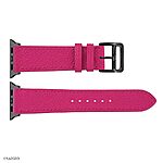 Apple Watch Band 41mm 40mm 38mm Pink Lotus Leather Classic Style - Image 4