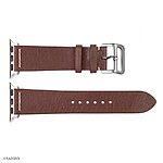 Apple Watch Band 41mm 40mm 38mm Vintage Brown Leather Thread