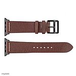 Apple Watch Band 41mm 40mm 38mm Vintage Brown Leather Thread - Image 4