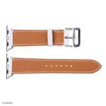 day dong ho apple watch 41mm 40mm da bo mau trang hat kieu co dien khoa bac 2a