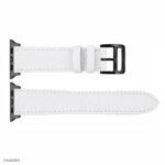 day dong ho apple watch 41mm 40mm da bo mau trang hat kieu co dien khoa den 1a
