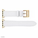 day dong ho apple watch 41mm 40mm da bo mau trang hat kieu co dien khoa vang 1a