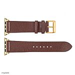 Apple Watch Band 49mm 45mm 44mm Leather Brown Vintage Thread Style - Image 6