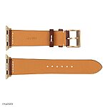 Apple Watch Band 49mm 45mm 44mm Leather Brown Vintage Thread Style - Image 7