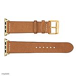 Apple Watch Band 49mm/45mm/44mm – Yellow Cow Leather Vintage Thread Style - Image 6