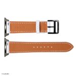 Apple Watch Strap 41mm 40mm 38mm Premium EPSOM Cowhide in Pure White - Image 5