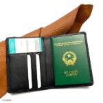 NAPA Láng Smooth Black Leather Passport Holder - Image 2