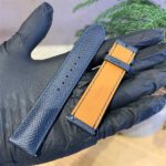 Premium Calf Leather EPSOM Watch Strap – Navy Blue, 20mm - Image 4