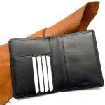 NAPA Láng Smooth Black Leather Passport Holder - Image 3