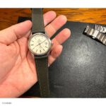 Premium Epsom Calf Leather Watch Strap in Midnight Green, Slim Flat Style, Size 18mm - Image 2