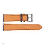 High-End EPSOM Calf Leather Watch Strap, Brown, 18mm - Image 5