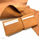 Men's GENTLE Cow Leather Wallet – Soft, Yellow, Compact - Image 2