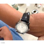 Bulova Black Crocodile Leather Classic Watch Strap - Image 5