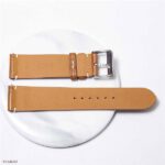 Vintage Style Yellow Cow Leather Watch Strap 18mm - Image 3