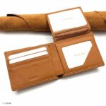 Men's GENTLE Cow Leather Wallet – Soft, Yellow, Compact - Image 3