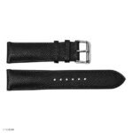 Premium Epsom Calf Leather Watch Strap, Black, 22mm