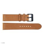 Vintage Style Yellow Cow Leather Watch Strap Thread Size 20mm - Image 4