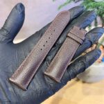 High-End EPSOM Calf Leather Watch Strap, Brown, 18mm - Image 2