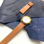Vintage Style Yellow Cow Leather Watch Strap 18mm - Image 5