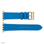 Apple Watch Band 41mm 40mm 38mm Premium Epsom Leather Dark Blue - Image 6