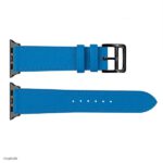 Apple Watch Band 41mm 40mm 38mm Premium Epsom Leather Dark Blue - Image 4