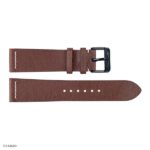 Vintage Style Brown Leather Watch Band 22mm - Image 4