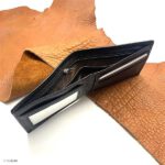 NAPA Men's Leather Wallet, Soft Natural Grain, Compact Black - Image 3
