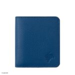 Multi Card Holder Wallet in Soft Cow Leather, Deep Blue